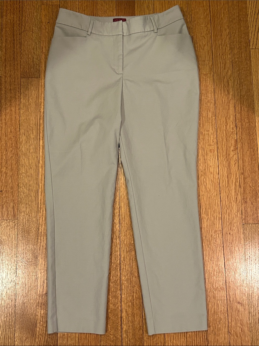 212 Collection Straight Leg Pants in Light Tan-Natural Fit Size 8 - Picture 2 of 11
